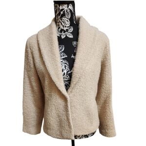 Eileen Fisher Tan Teddy Jacket